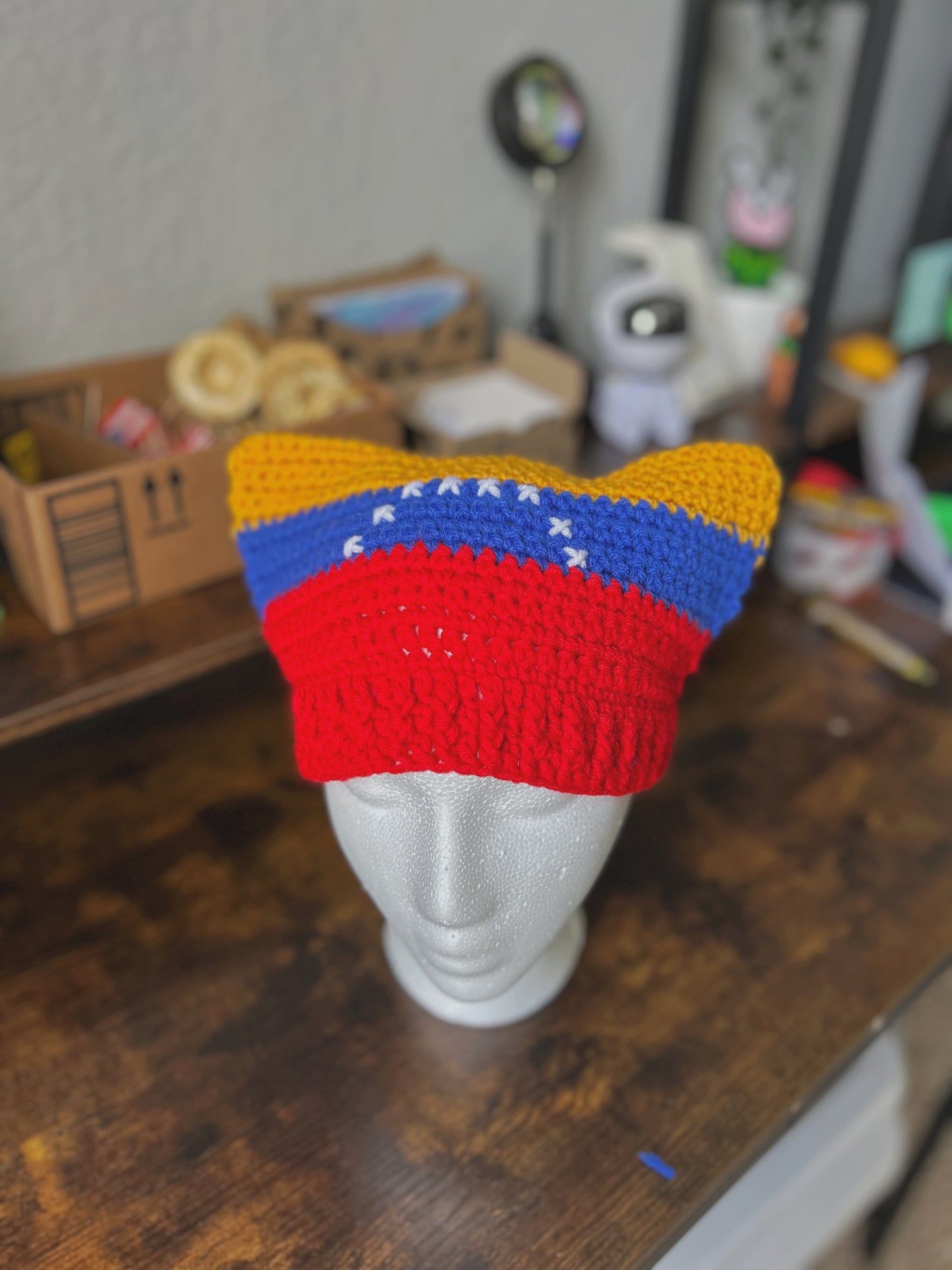 Venezuela Cat Beanie Hat 🇻🇪