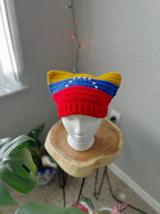 Venezuela Cat Beanie Hat 🇻🇪